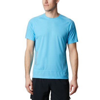 Columbia T-Shirt Heren, Titan Ultra II Short Sleeve Blauw, 76PSANHBE